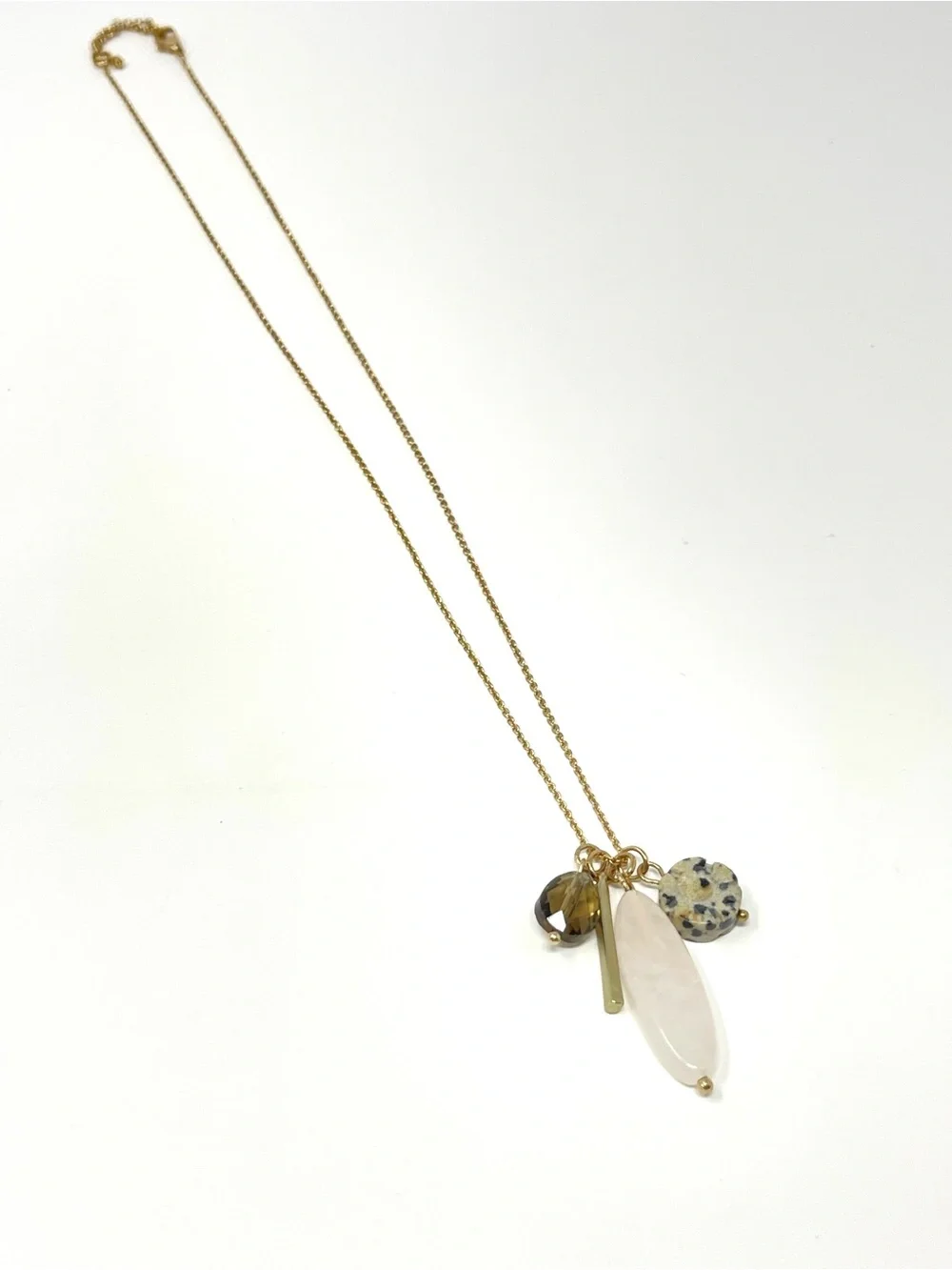 New Anthropologie Stone Charm Necklace